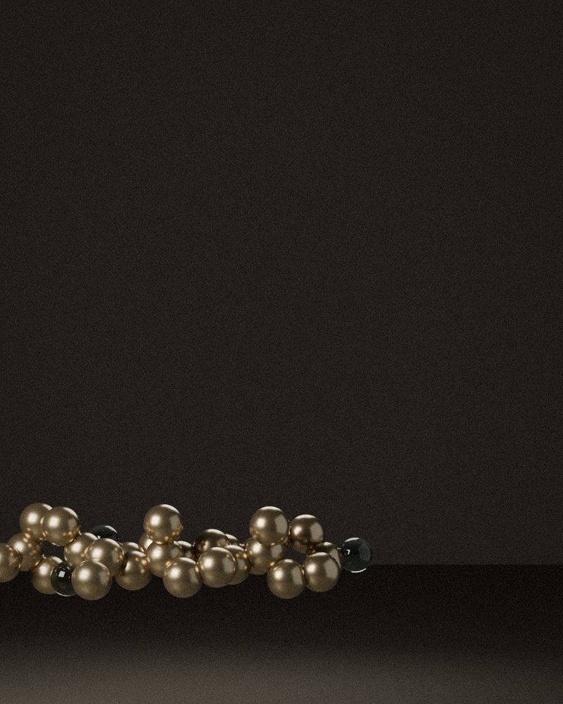 Asparagus Root — Asparagus cochinchinensis, rendered from its real molecular structure