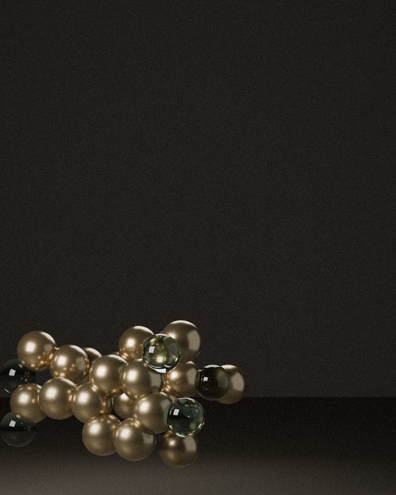 Burdock — Arctium lappa, rendered from its real molecular structure