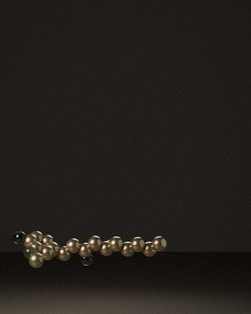 Ginger — Zingiber officinale, rendered from its real molecular structure