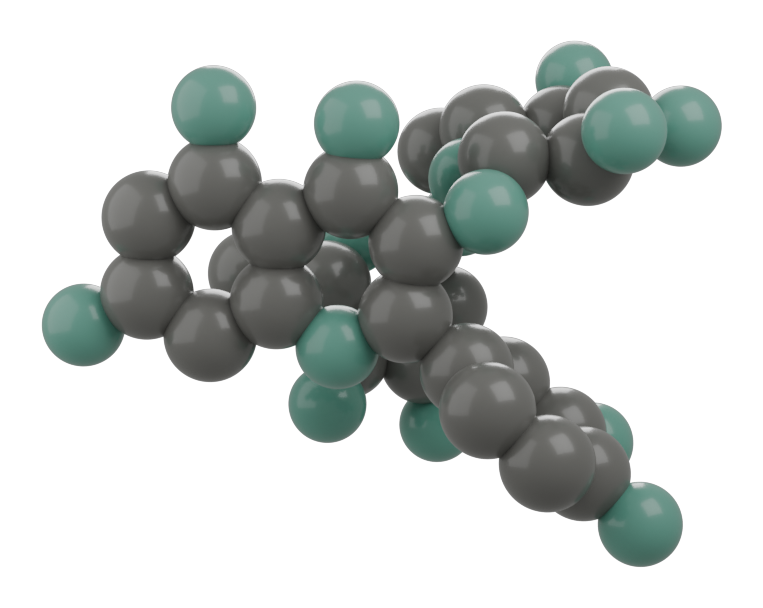 Red Asparagus molecule